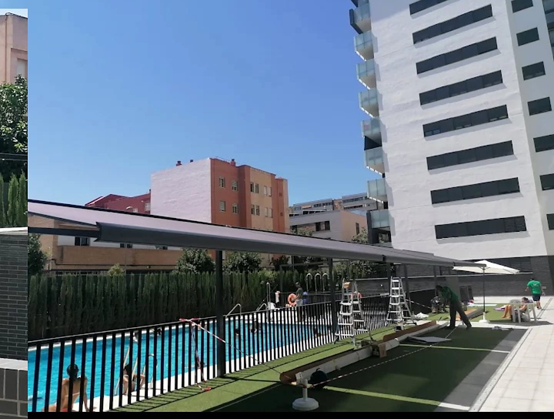 Trabajo de Aluminios y Toldos Miguel Canela en Alcalá de Guadaíra